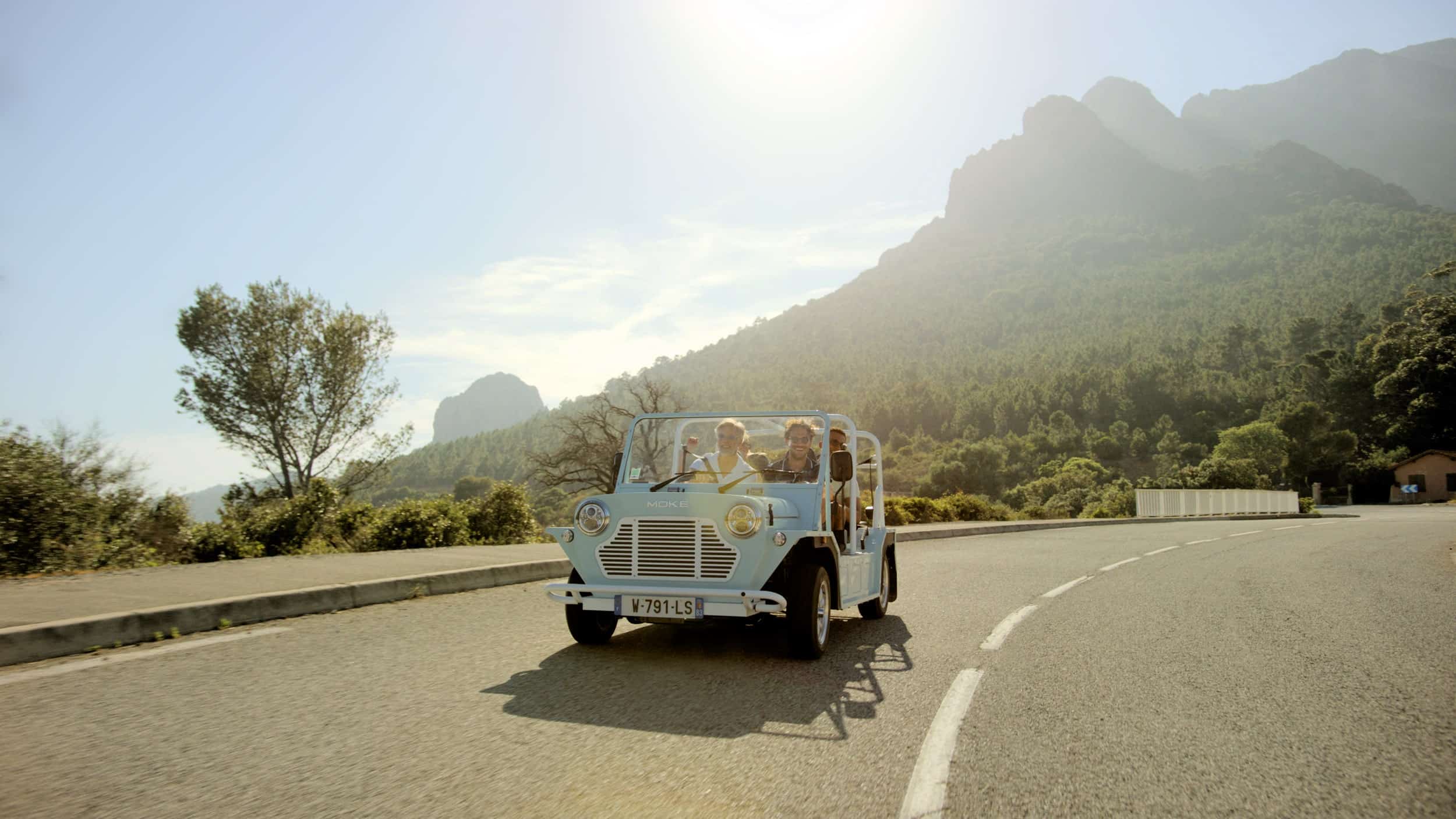 Moke &eacute;lectrique Cannes