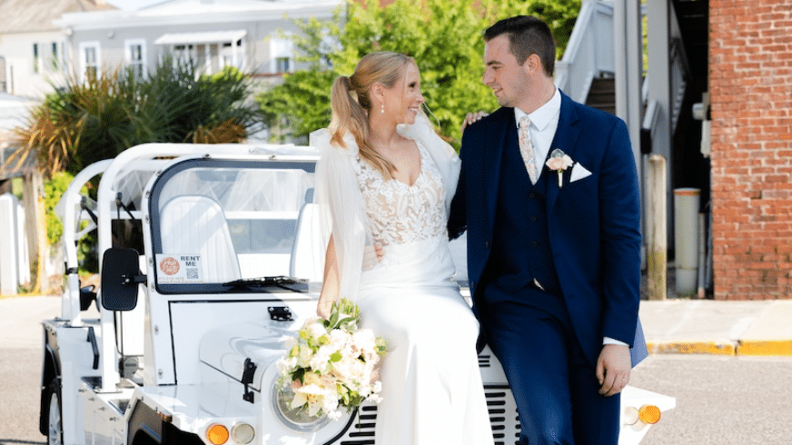 mariage voiture vintage